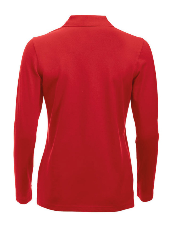 Poloshirt Langarm Marion Rot